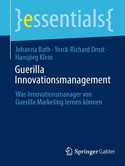 Title details for Guerilla Innovationsmanagement by Johanna Bath - Available